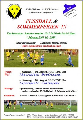 20150722 FU Jugend Sommerferien