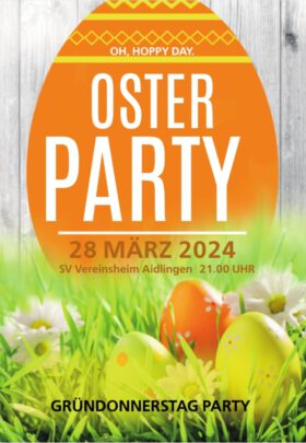 Osterparty im Vereinsheim! @ Vereinsheim auf dem Vogelherdle