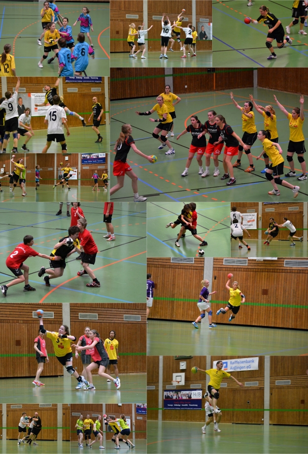 Unsere Handballer in Aktion